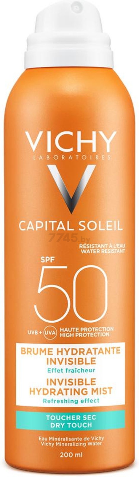 Спрей-вуаль солнцезащитный VICHY Сapital Ideal Soleil Увлажняющий SPF 50 серии 200 мл (0371045016) - Фото 2